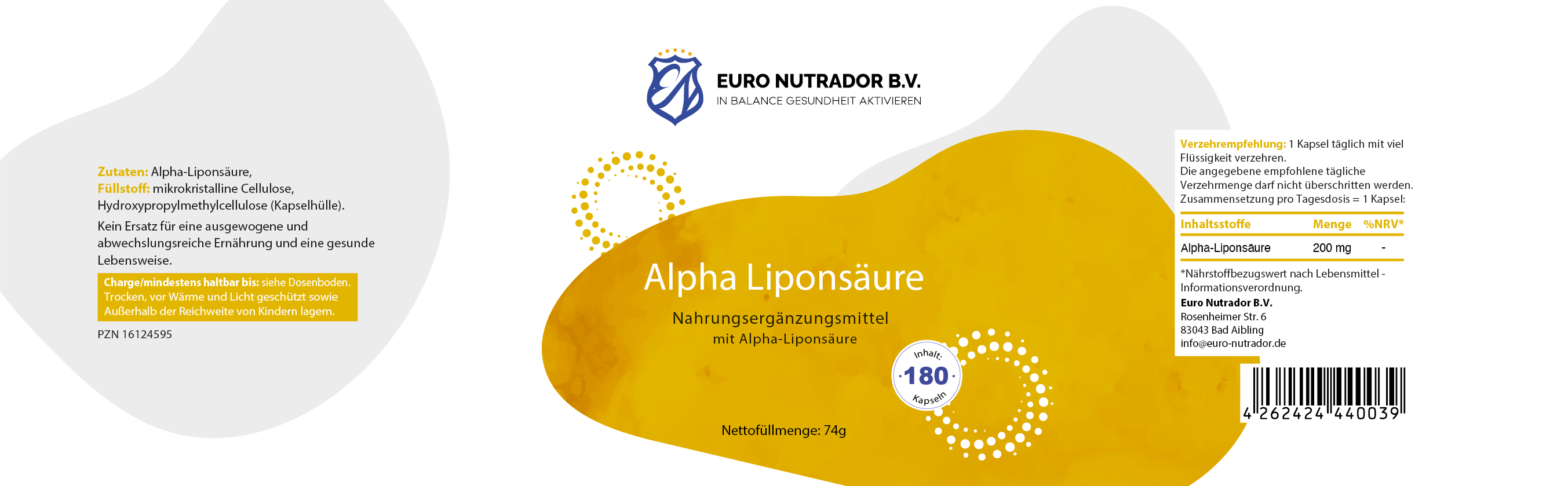 Alpha lipoic acid 200 mg capsules