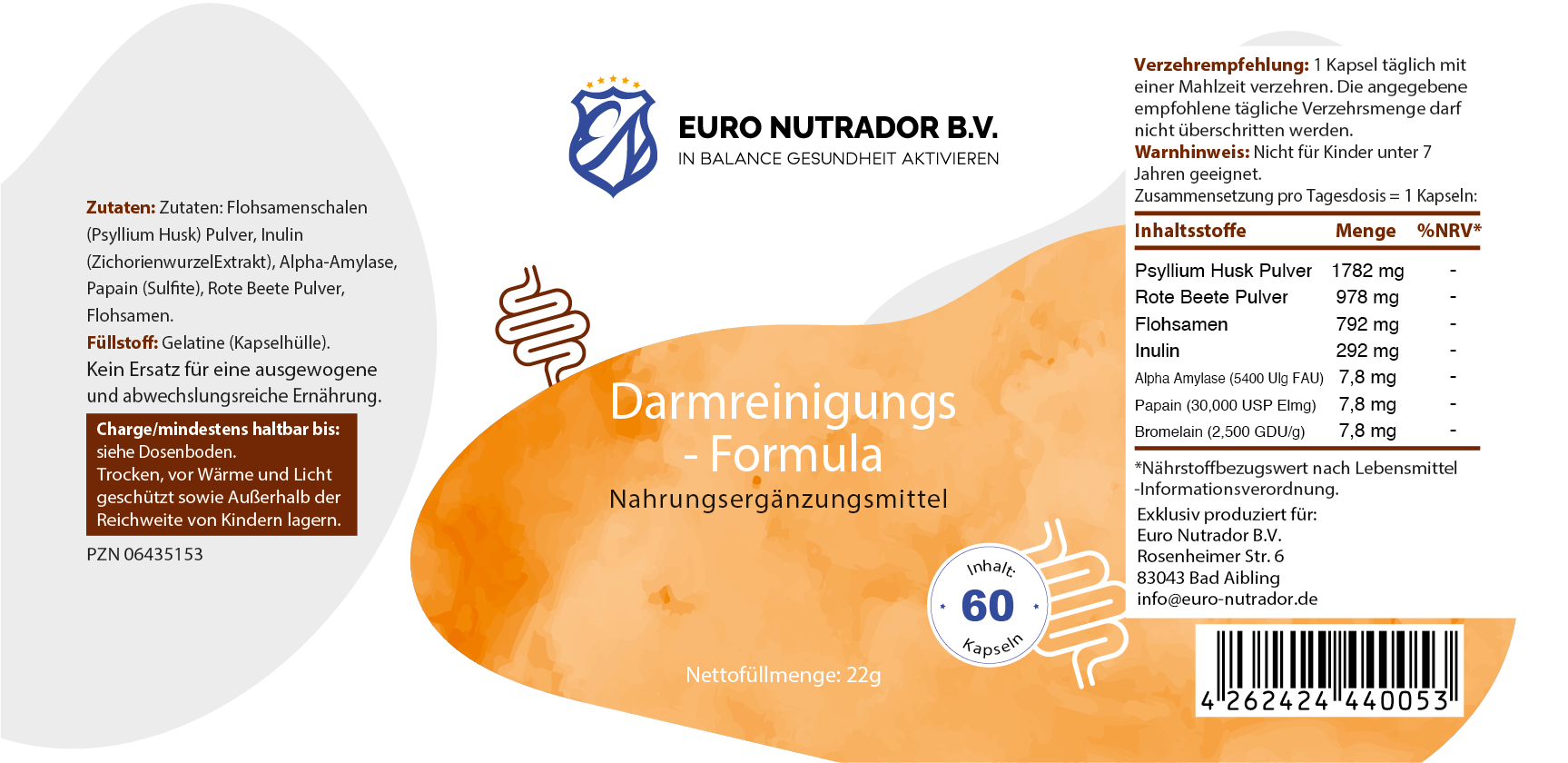 Darmreinigungs-Formula Kapseln