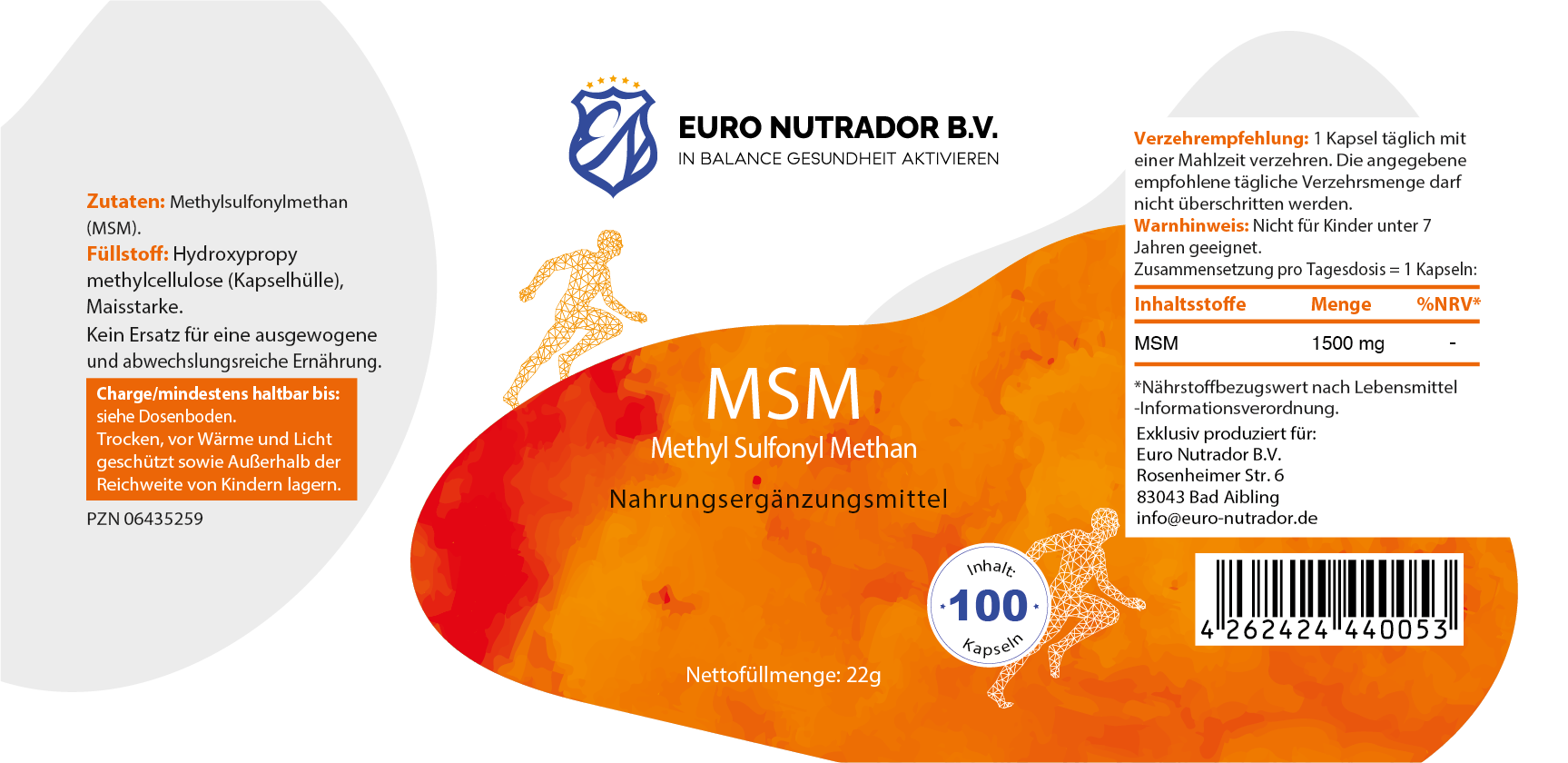 MSM - Methyl Sulfonyl Methaan Capsules