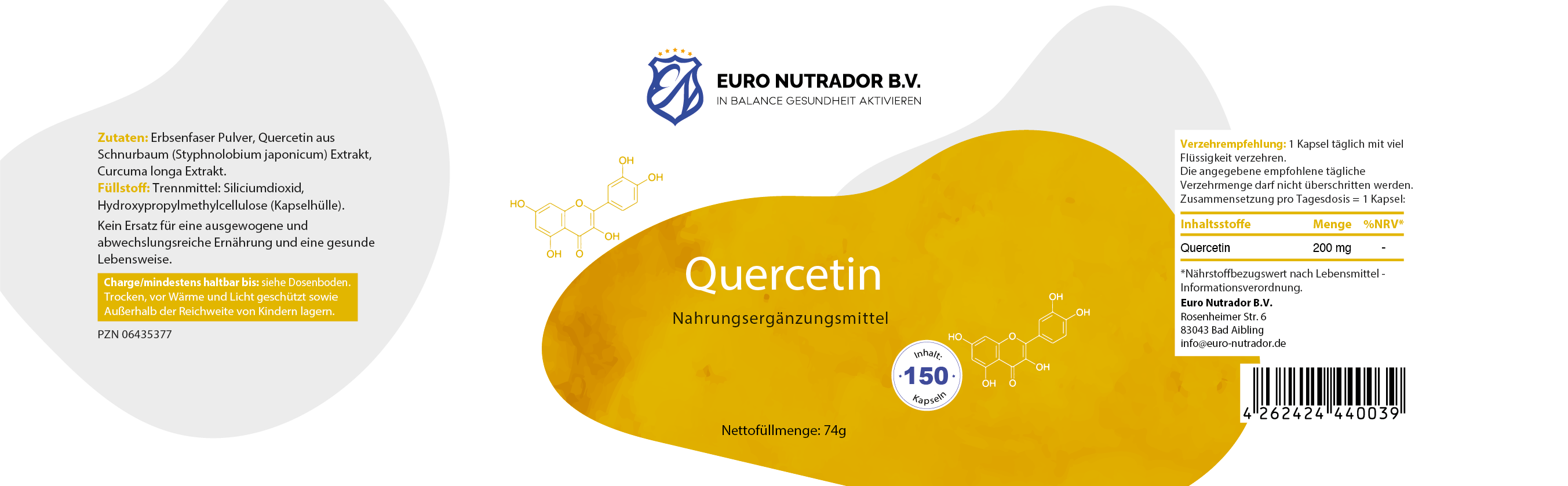 Quercetine - 150 capsules