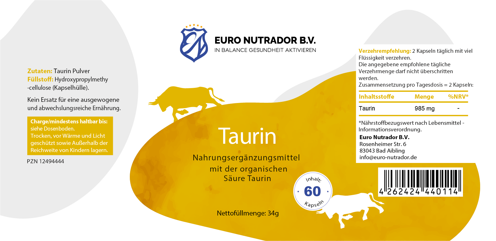 Taurine-capsules